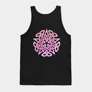 Pentagram. Celtic knot Tank Top